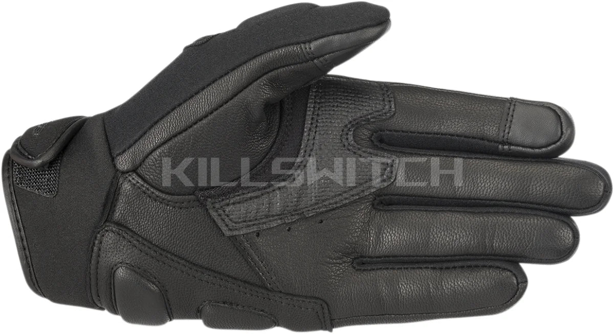 ALPINESTARS Faster Gloves - Black/Black - 2XL 3567618-1100-2X - Gloves