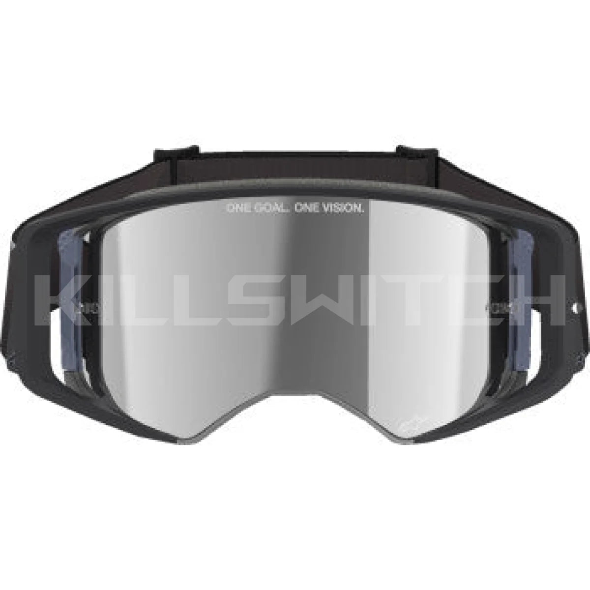 ALPINESTARS GOGGLES Supertech Goggle - Corp - Black/Gray - ABS Vision - Silver Mirror 5100325-1513 - Goggles