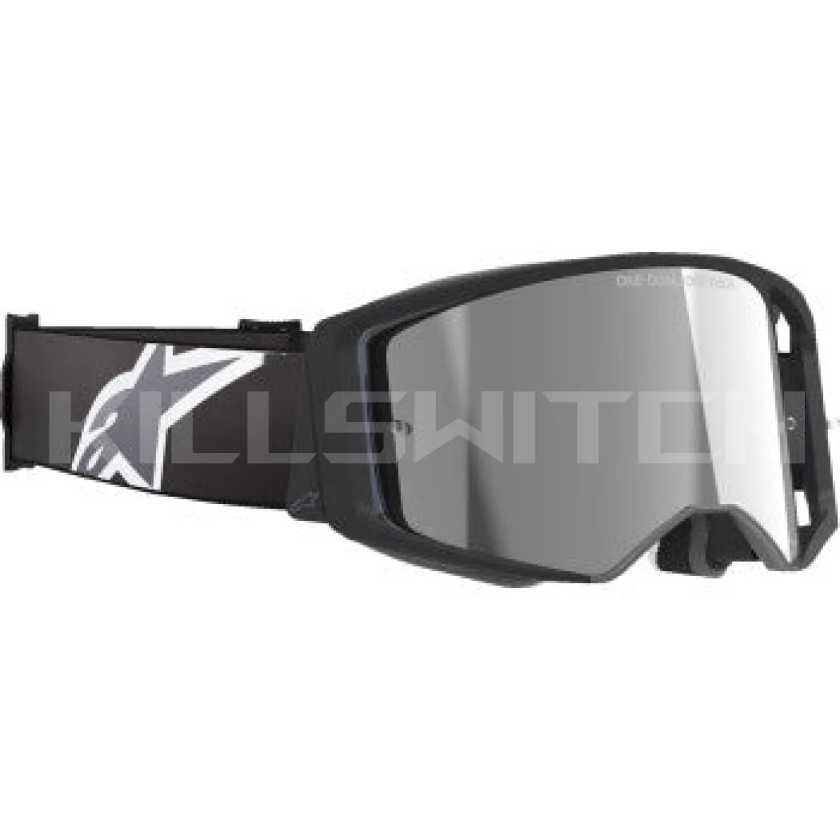 ALPINESTARS GOGGLES Supertech Goggle - Corp - Black/Gray - ABS Vision - Silver Mirror 5100325-1513 - Goggles