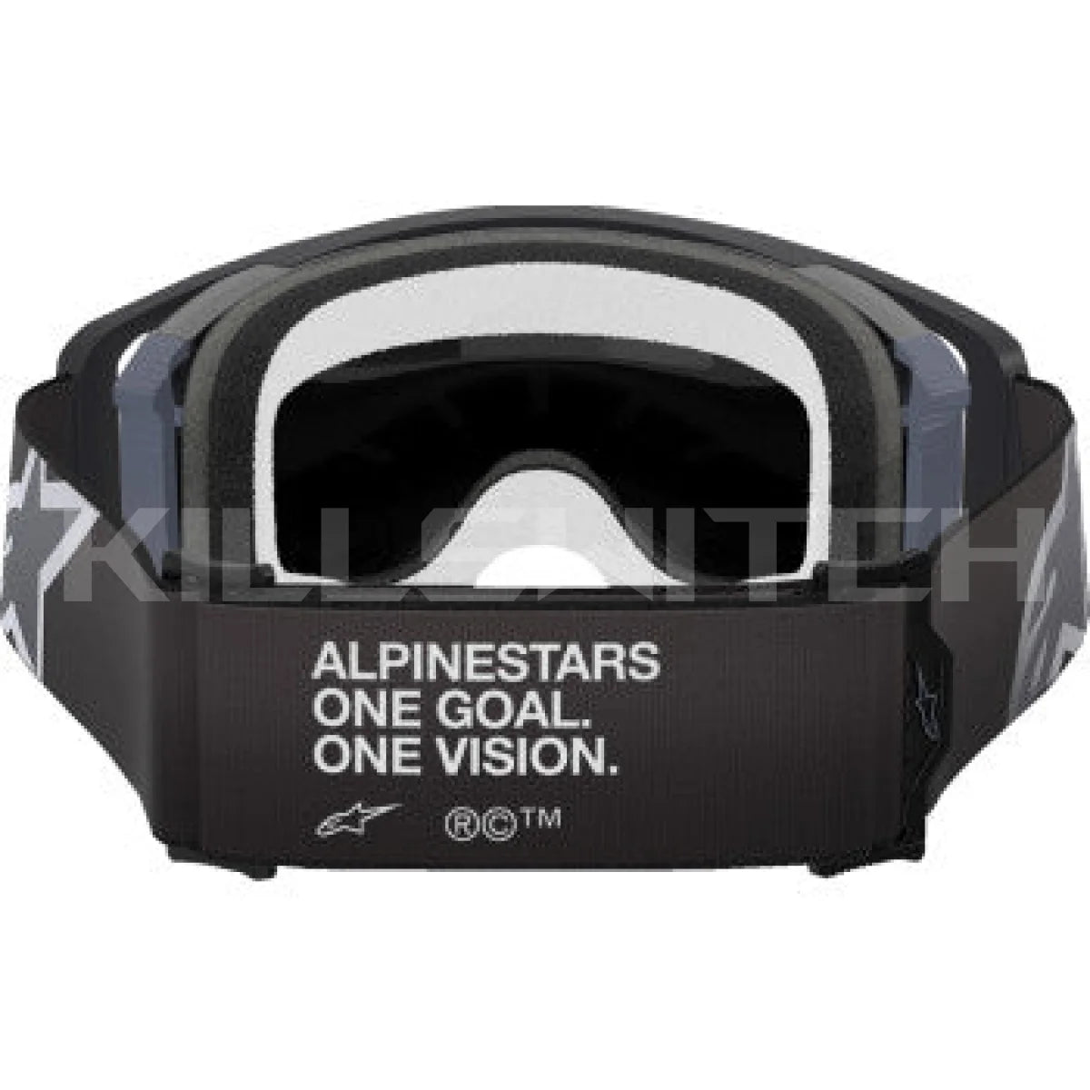 ALPINESTARS GOGGLES Supertech Goggle - Corp - Black/Gray - ABS Vision - Silver Mirror 5100325-1513 - Goggles