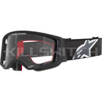 ALPINESTARS GOGGLES Supertech Goggle - Corp - Black/Gray - Clear 5100125-1507 - Goggles