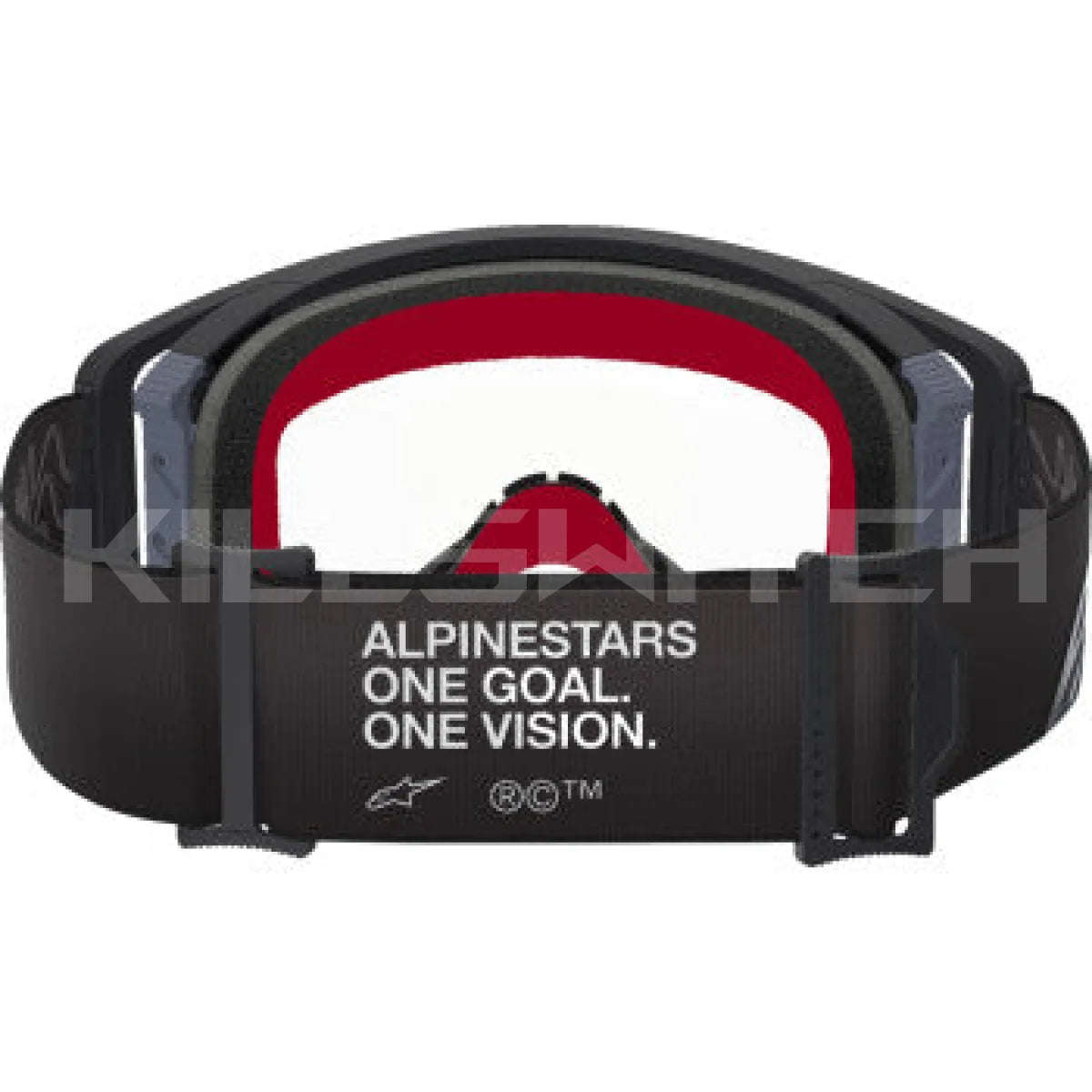 ALPINESTARS GOGGLES Supertech Goggle - Corp - Black/Gray - Clear 5100125-1507 - Goggles