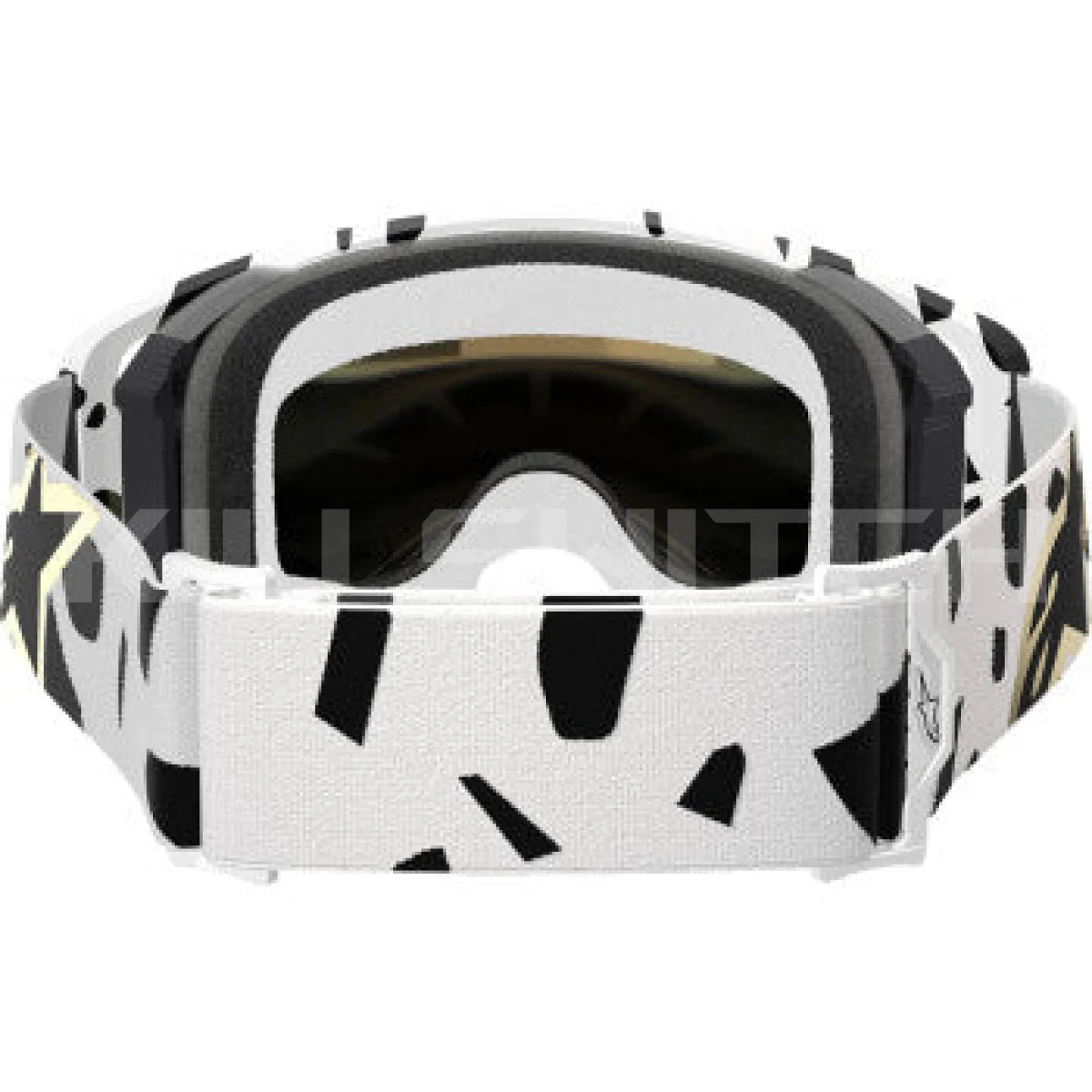 ALPINESTARS GOGGLES Supertech Goggle - Corp - White/Gold - ABS Vision - Gold Mirror 5100325-2044 - Goggles
