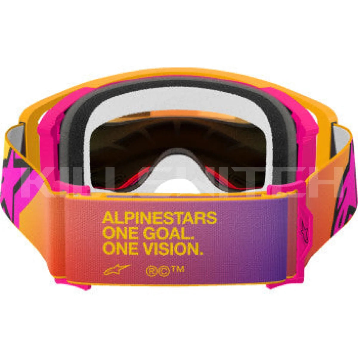 ALPINESTARS GOGGLES Supertech Goggle - Corp - Yellow/Pink - ABS Vision - Red Mirror 5100325-5023 - Goggles