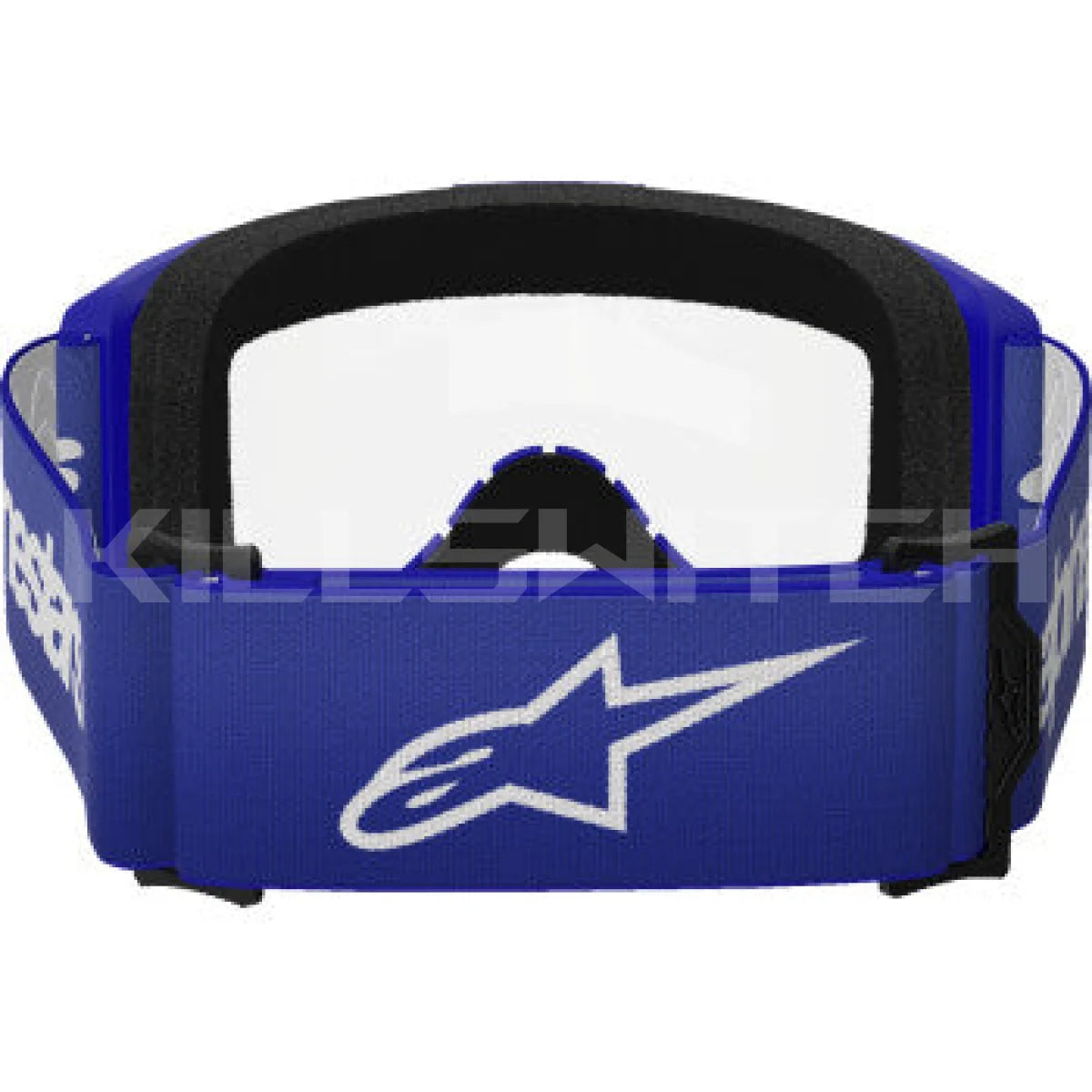 ALPINESTARS GOGGLES Vision 3 Goggle - Wordmark - Blue - Clear Lens 5103325-7189