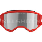 ALPINESTARS GOGGLES Vision 3 Goggle - Wordmark - Red - Silver Mirror 5103325-3094 - Goggles