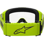 ALPINESTARS GOGGLES Vision 3 Goggle - Wordmark - Yellow - Clear Lens 5103325-5038