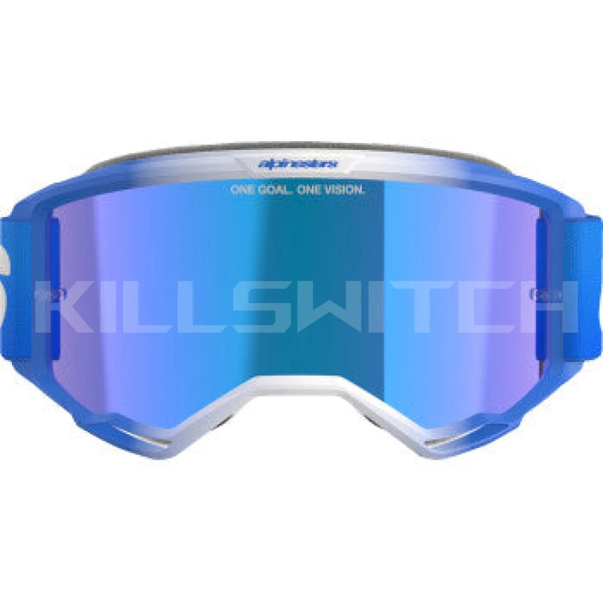 ALPINESTARS GOGGLES Vision 5 Goggle - Blaze - Blue - Blue Mirror 5102125-7271 - Goggles