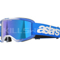 ALPINESTARS GOGGLES Vision 5 Goggle - Blaze - Blue - Blue Mirror 5102125-7271 - Goggles