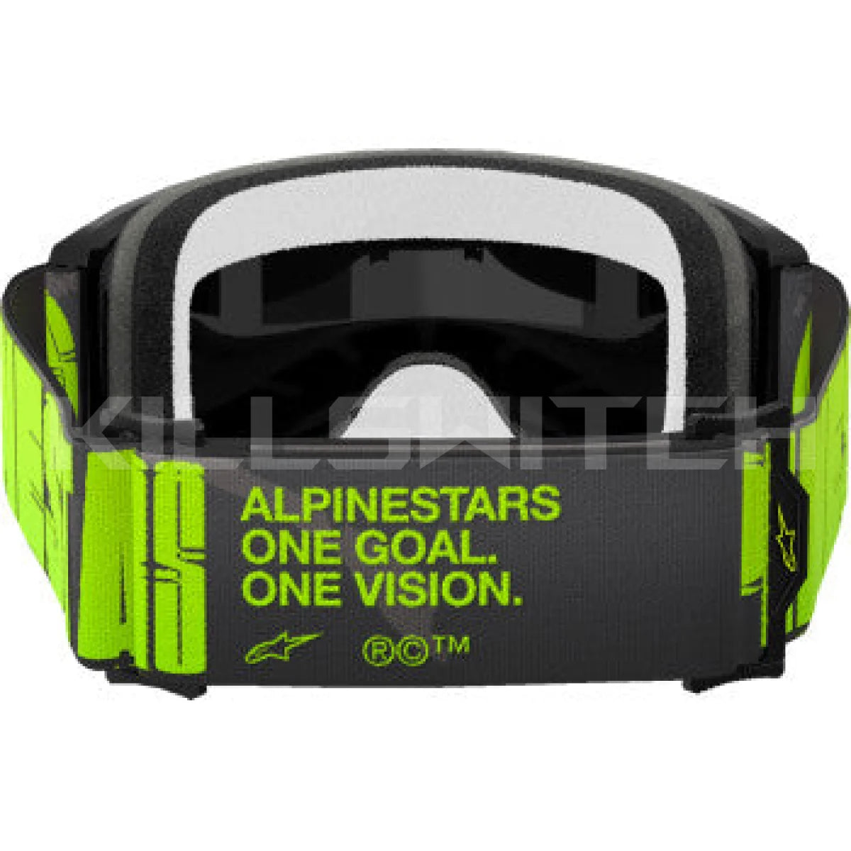 ALPINESTARS GOGGLES Vision 5 Goggle - Hollow - Charcoal/Yellow Fluo - Silver Mirror 5102225-1470 - Goggles