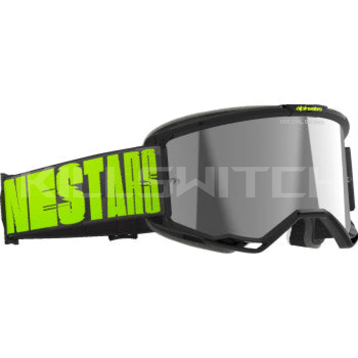 ALPINESTARS GOGGLES Vision 5 Goggle - Hollow - Charcoal/Yellow Fluo - Silver Mirror 5102225-1470 - Goggles