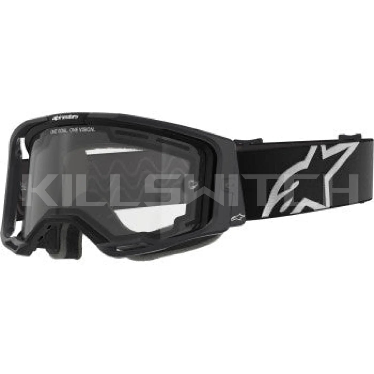 ALPINESTARS GOGGLES Vision 8 Goggle - Corp - Black - Clear 5100825-1425 - Goggles