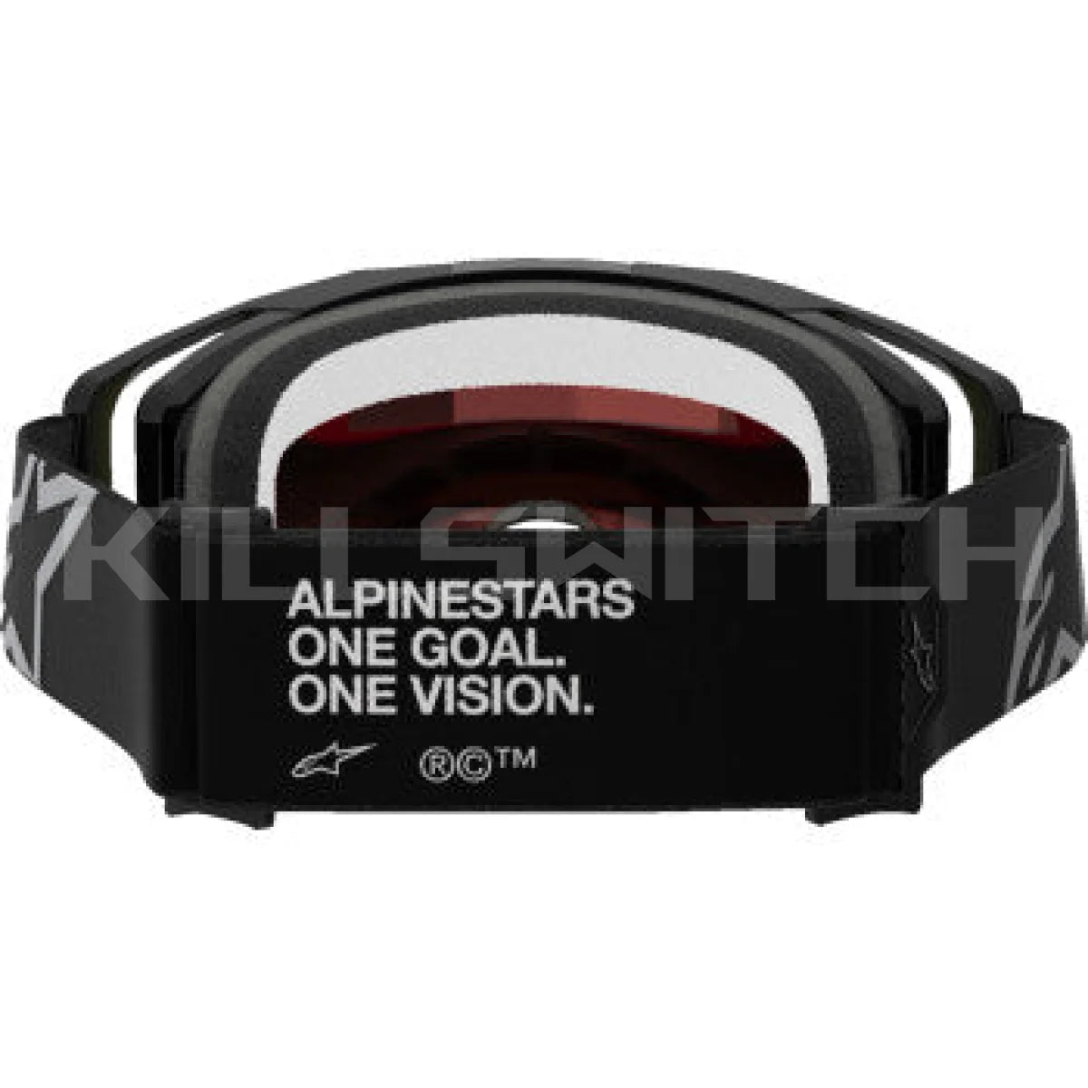 ALPINESTARS GOGGLES Vision 8 Goggle - Corp - Black - Red Mirror 5101625-1446 - Goggles