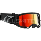 ALPINESTARS GOGGLES Vision 8 Goggle - Corp - Black - Red Mirror 5101625-1446 - Goggles