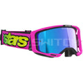 ALPINESTARS GOGGLES Vision 8 Goggle - Vista - Pink Fluo/Yellow Fluo - Blue Mirror Lens 5100426-3159