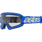 ALPINESTARS GOGGLES Youth Vision Goggle - Blaze - Blue - Clear Lens 5140325-7189