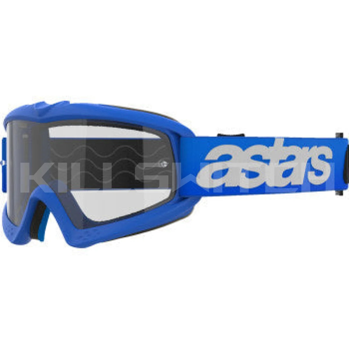 ALPINESTARS GOGGLES Youth Vision Goggle - Blaze - Blue - Clear Lens 5140325-7189