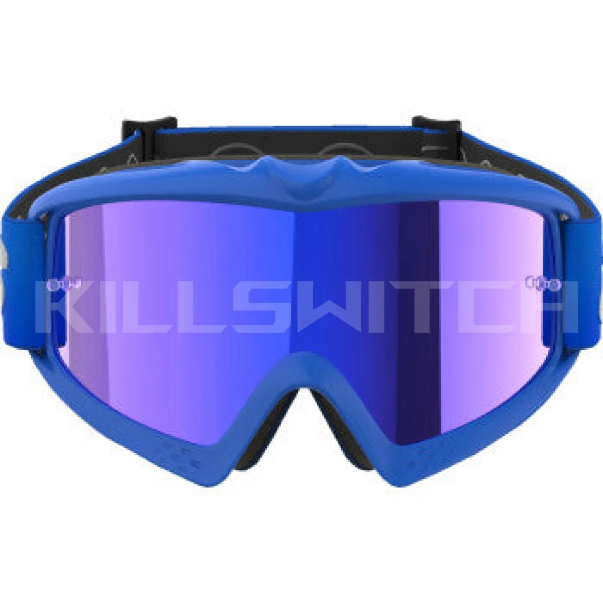 ALPINESTARS GOGGLES Youth Vision Goggle - Blaze - Blue - Blue Mirror 5140425-7271 - Goggles