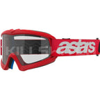 ALPINESTARS GOGGLES Youth Vision Goggle - Blaze - Red - Clear Lens 5140325-3067