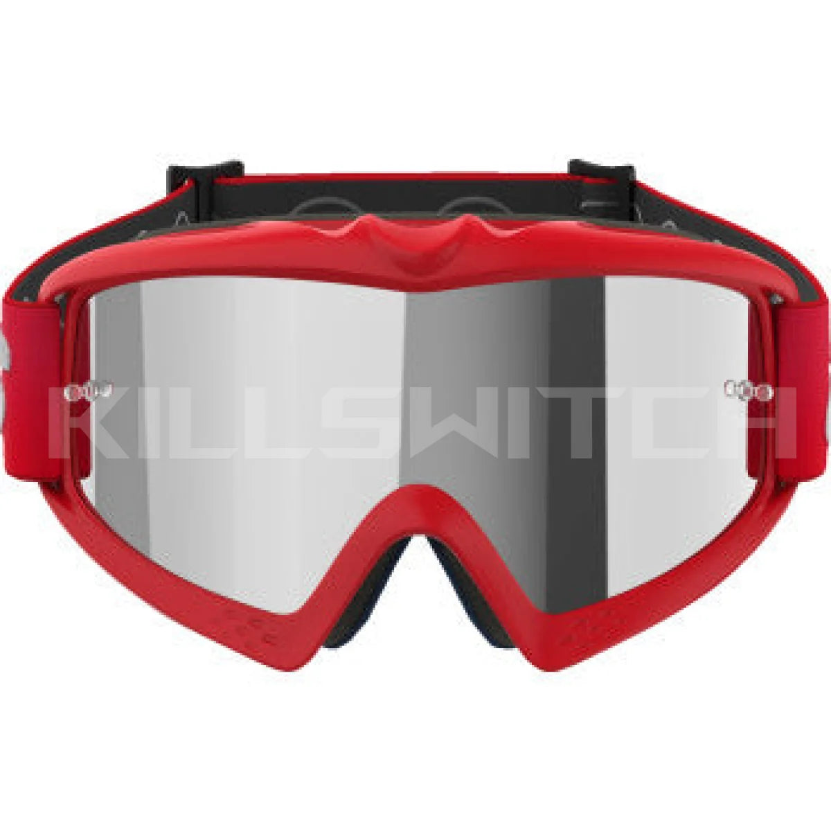ALPINESTARS GOGGLES Youth Vision Goggle - Blaze - Red - Silver Mirror 5140425-3094 - Goggles