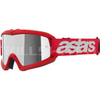 ALPINESTARS GOGGLES Youth Vision Goggle - Blaze - Red - Silver Mirror 5140425-3094 - Goggles