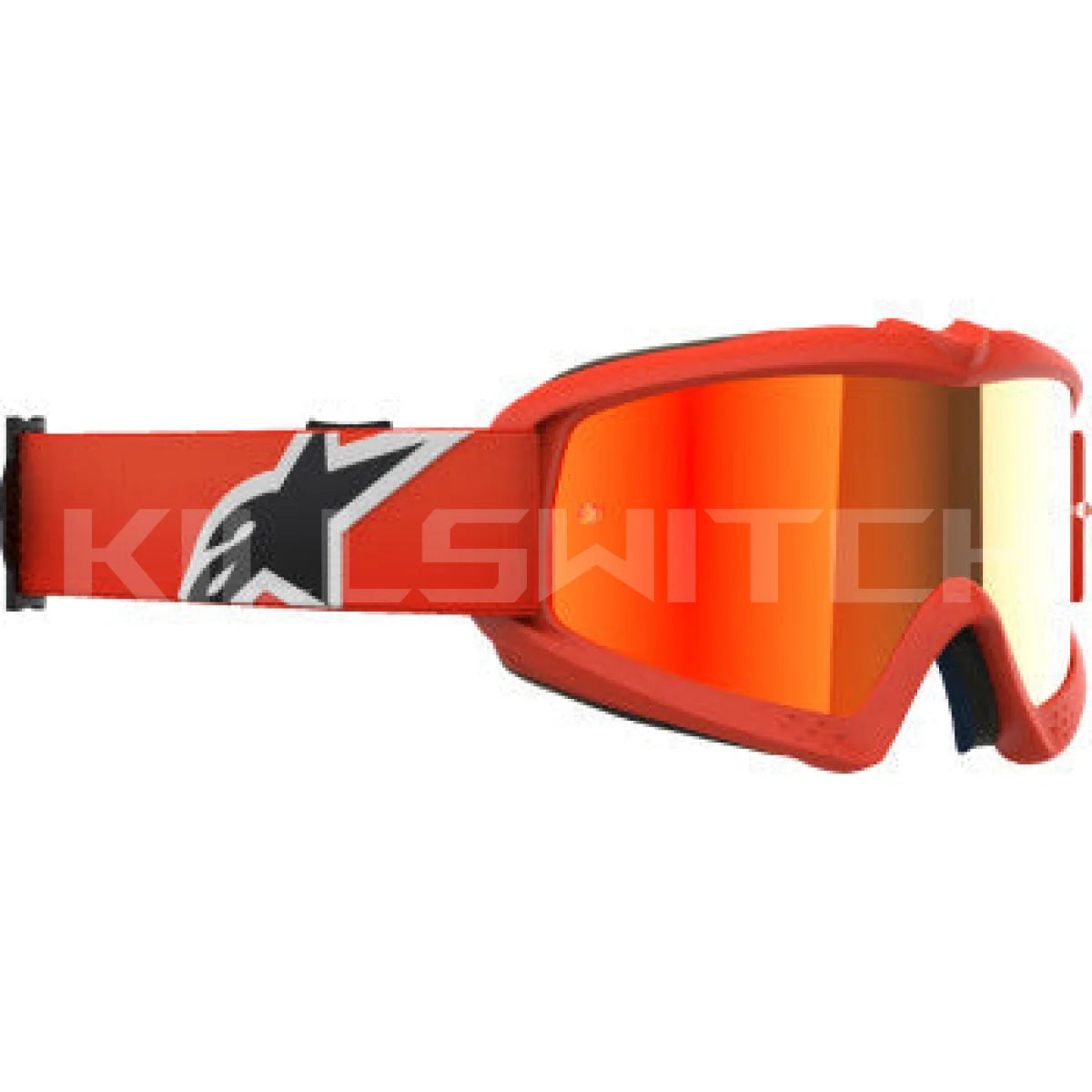 ALPINESTARS GOGGLES Youth Vision Goggle - Corp - Orange - Red Mirror 5140225-480 - Goggles