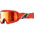 ALPINESTARS GOGGLES Youth Vision Goggle - Corp - Orange - Red Mirror 5140225-480 - Goggles