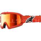 ALPINESTARS GOGGLES Youth Vision Goggle - Corp - Orange - Red Mirror 5140225-480 - Goggles
