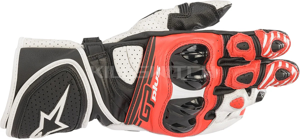 ALPINESTARS GP Plus R v2 Gloves - Black/White/Red -3XL 3556520-1304-3X - Gloves