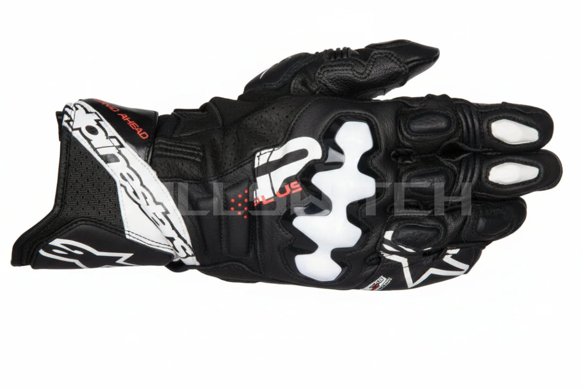 ALPINESTARS GP Plus R V3 Leather Gloves - Black/White - 2XL 3550825-12-2X - Gloves