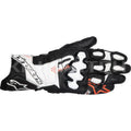 ALPINESTARS GP Plus R V3 Leather Gloves - Black/White/Fluo Red - 2XL 3550825-1231-2X - Gloves