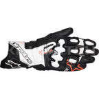 ALPINESTARS GP Plus R V3 Leather Gloves - Black/White/Fluo Red - 2XL 3550825-1231-2X - Gloves