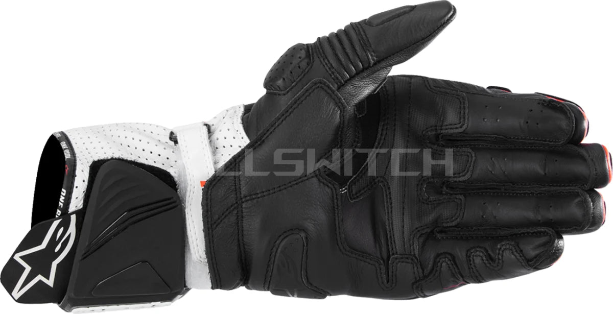 ALPINESTARS GP Pro R4 Gloves - Black/Fluo Red/White - 2XL 3556724-1321-2X - Gloves