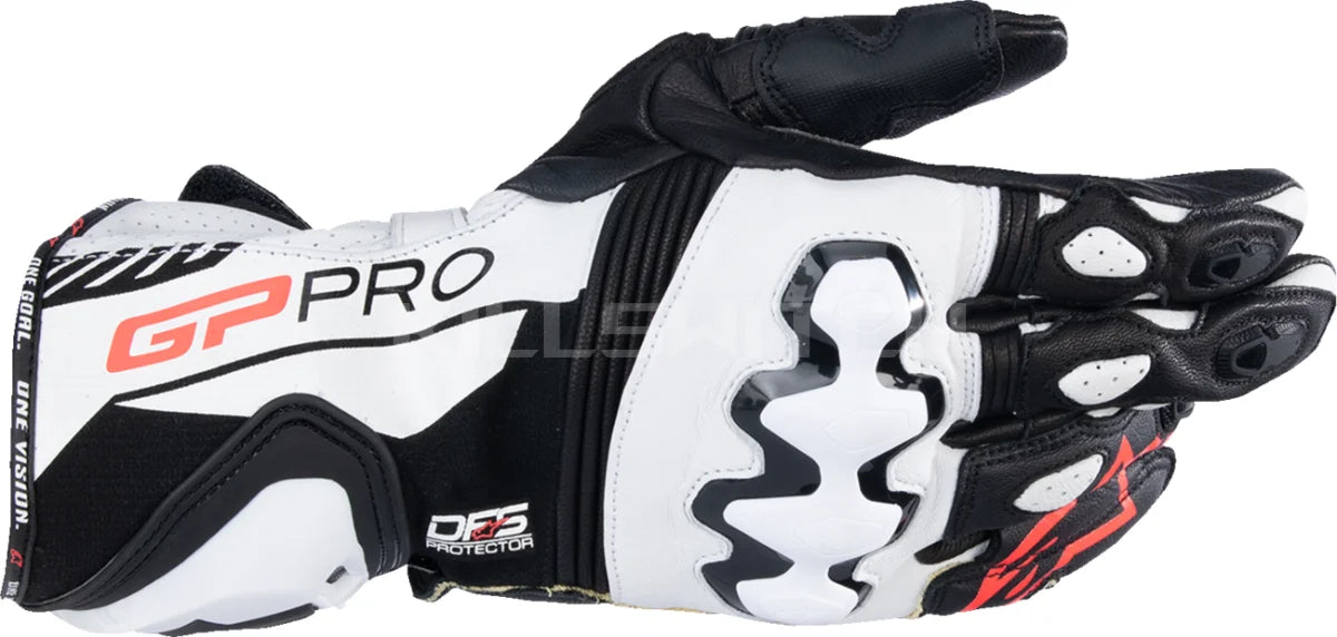 ALPINESTARS GP Pro R4 Gloves - Black/White - Large 3556724-12-L - Gloves