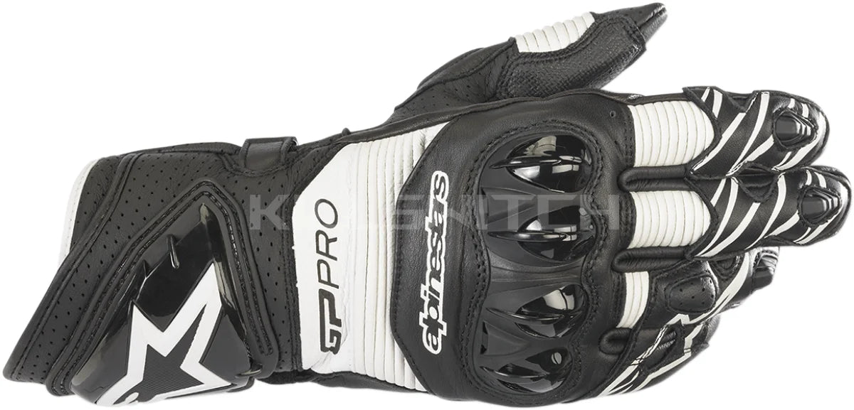 ALPINESTARS GP Pro RS3 Gloves - Black/White - 3XL 3556922-12-3X - Gloves