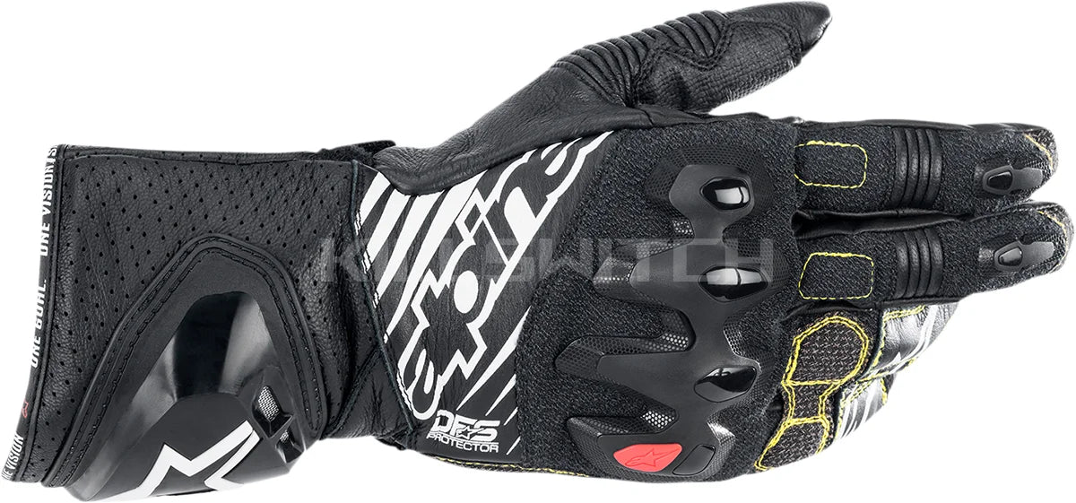 ALPINESTARS GP Tech v2 Gloves - Black/White - 3XL 3556622-12-3X - Gloves