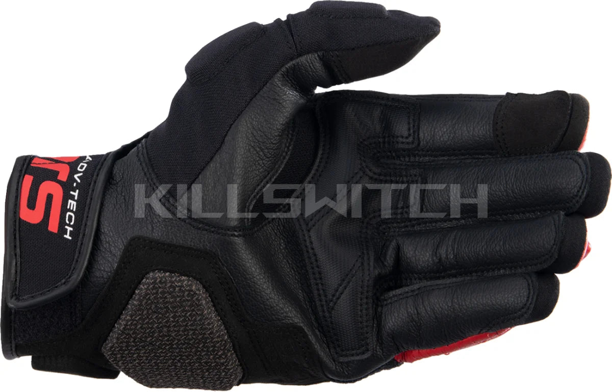 ALPINESTARS Halo Gloves - Black/White/Bright Red - Large 3504822-1304-L - Gloves