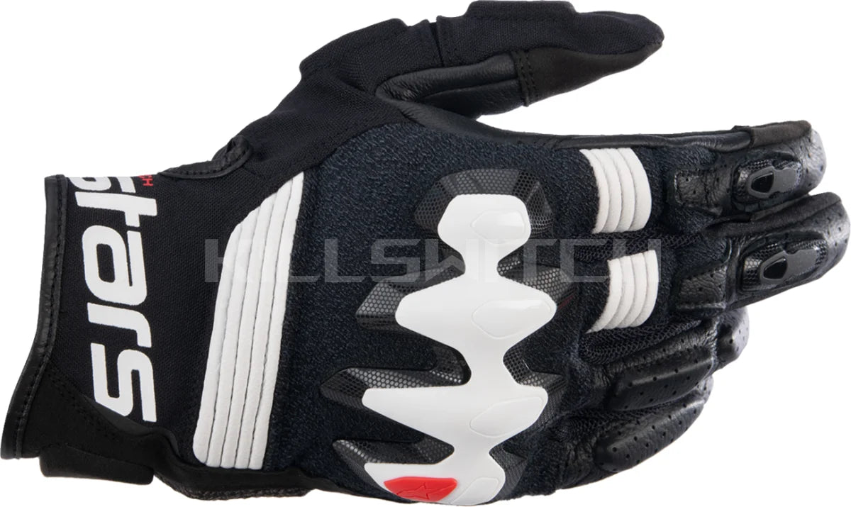 ALPINESTARS Halo Gloves - Black/White - Medium 3504822-12-M - Gloves