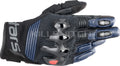 ALPINESTARS Halo Gloves - Dark Blue/Black - 3XL 3504822-7109-3X - Gloves