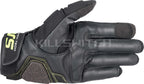 ALPINESTARS Halo Gloves - Forest Black/Fluo Yellow - 2XL 3504822-6085-2X - Gloves