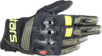 ALPINESTARS Halo Gloves - Forest Black/Fluo Yellow - Medium 3504822-6085-M - Gloves
