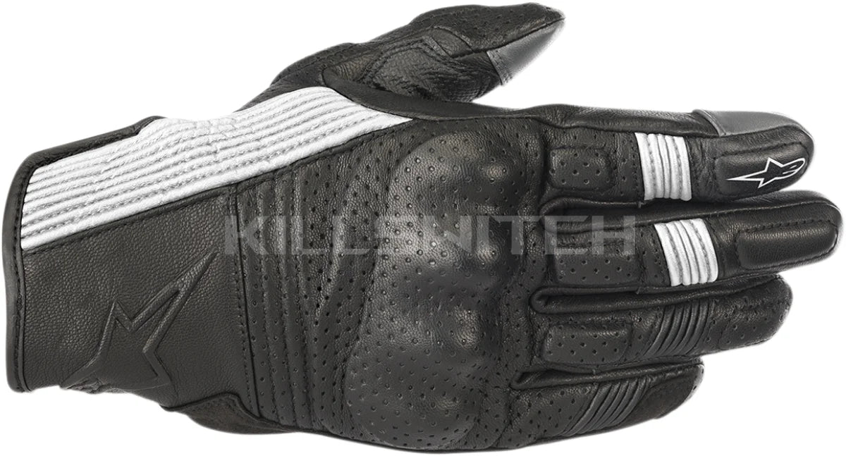 ALPINESTARS Mustang V2 Gloves - Black/White - 3XL 3566118-12-3X - Gloves