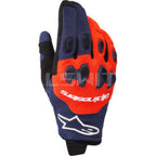 ALPINESTARS Pro-Dura Gloves - Navy/Hot Orange/White - 2XL 3560425-7162-2X - Gloves
