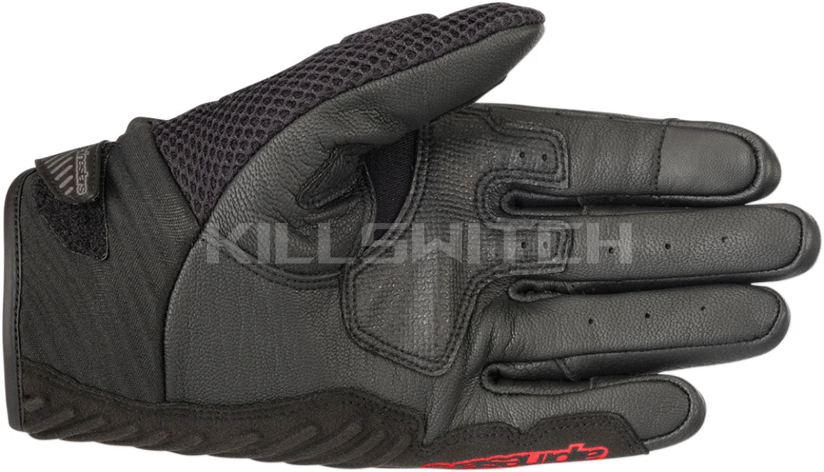 ALPINESTARS SMX-1 Air V2 Gloves - Black/Fluo Red - Medium 3570518-1030-M - Gloves