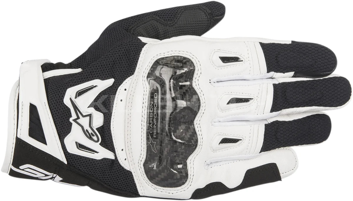 ALPINESTARS SMX-2 Air Carbon V2 Gloves - Black/White - Small 3567717-12-S - Gloves
