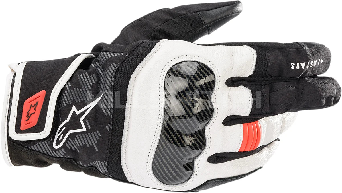ALPINESTARS SMX Z Drystar ® gloves - Black/White/Fluo Red - Large 3527421-1231-L - Gloves