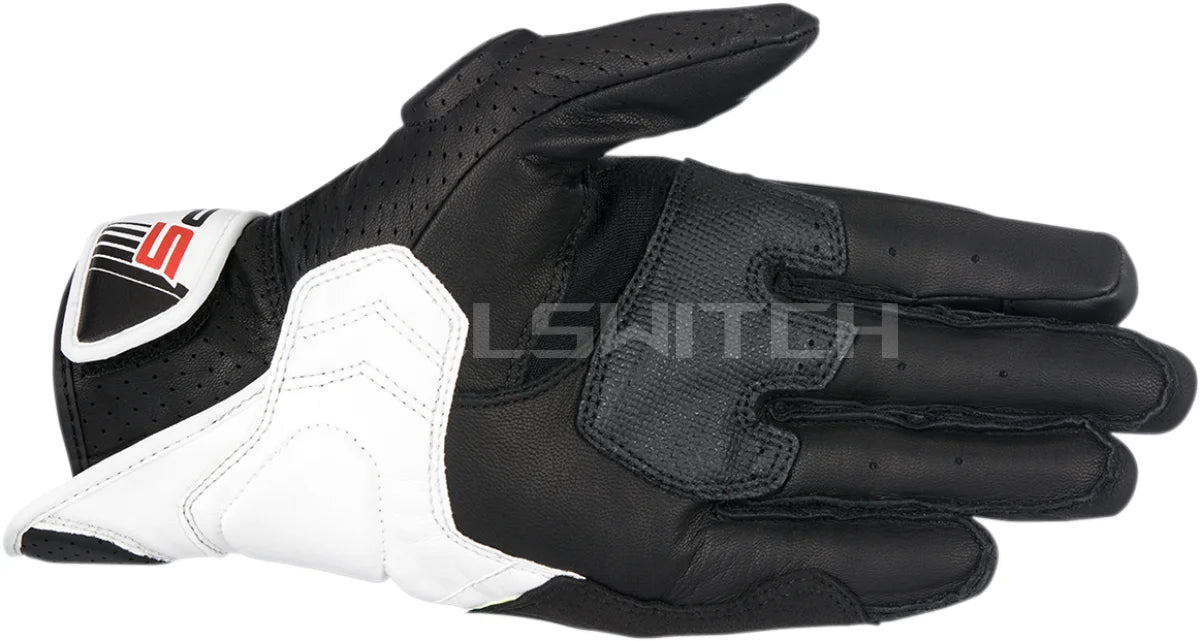 ALPINESTARS SP-5 Gloves - Black/White/Red - Small 3558517-123-S - Gloves