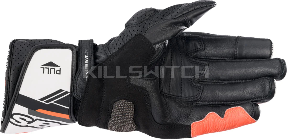 ALPINESTARS SP-8 V3 Gloves - Black/White/Fluo Red - Large 3558321-1231-L - Gloves
