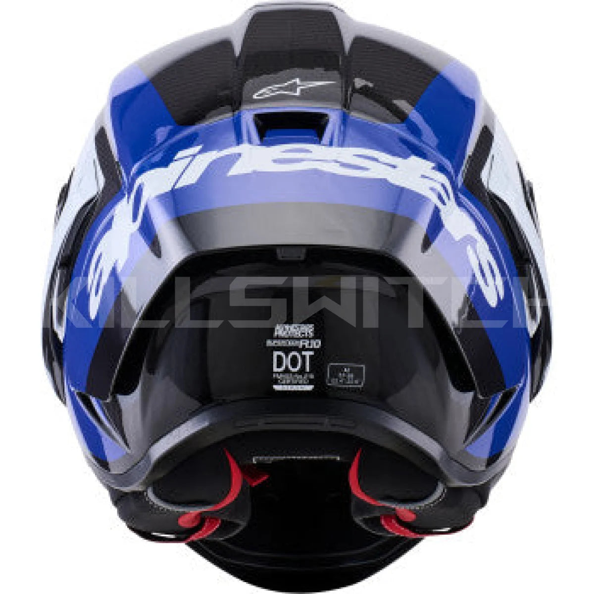 ALPINESTARS Supretech R10 Helmet - 22.06 - Arius - Gloss Black/White/Blue - XL 8203926-1647-XL - Helmets