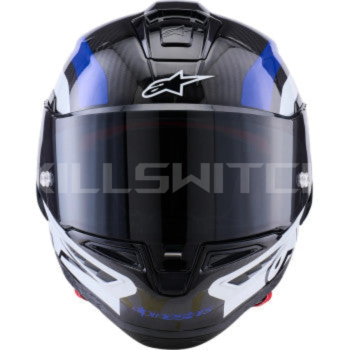 ALPINESTARS Supretech R10 Helmet - 22.06 - Arius - Gloss Black/White/Blue - XS 8203926-1647-XS - Helmets